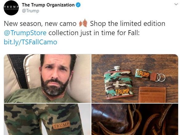 The Trump organisation attracted mockery after promoting the range