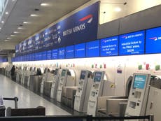 BA strike: all outbound flights cancelled on second day of walkout