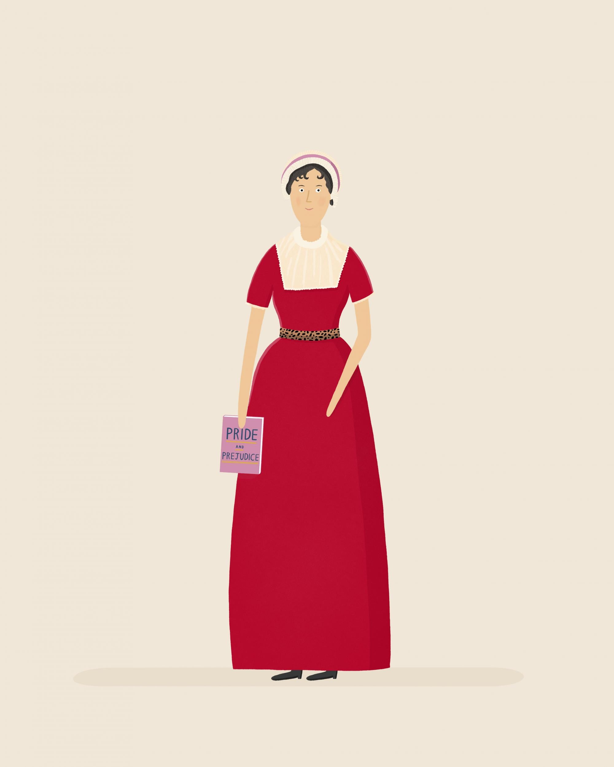 Jane Austen (Boden/Illustration by Rose Blake)