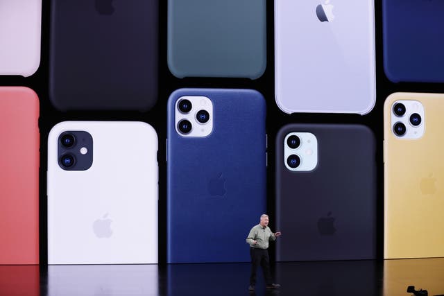 Apple Senior VP of Worldwide Marketing Phil Schiller speaks about the iPhone during the Apple Special Event in the Steve Jobs Theater at Apple Park in Cupertino, California, USA, 10 September 2019