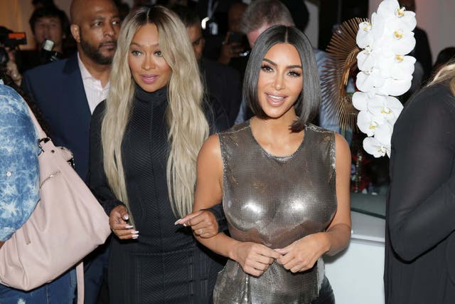 La La Anthony and Kim Kardashian West sat together to see Williams' new collection 