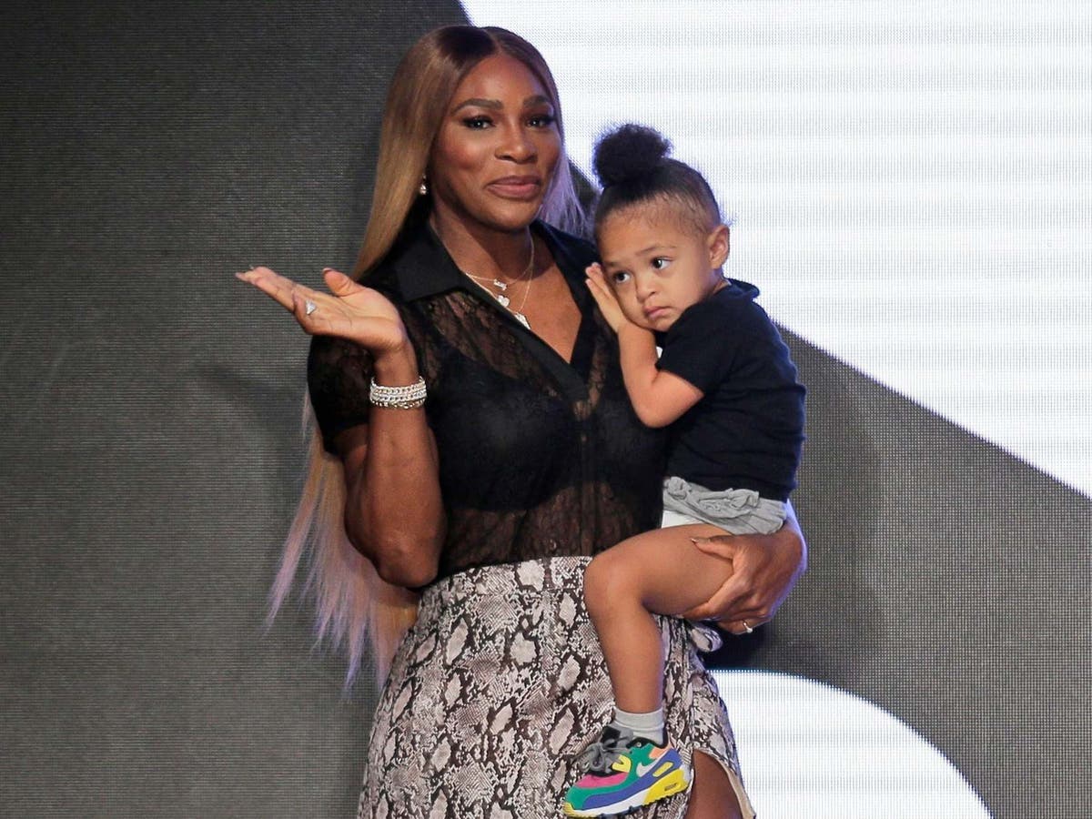 New York Fashion Week: Serena Williams walks runway with two-year