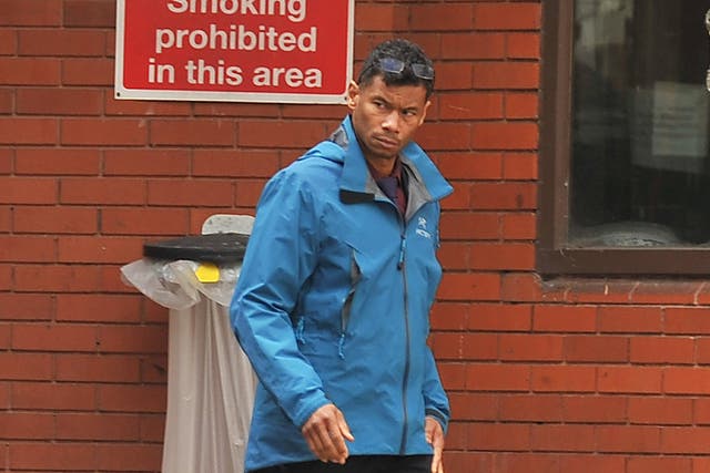 Maths teacher Neville Buckle, 48, at Swindon Crown Court, 10 September 2019, where he is accused of allegedly engaging in a sex act with a teenager while on a school trip in 2007.