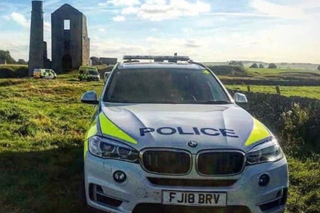 The incident occurred near the Magpie Mine heritage site in Derbyshire