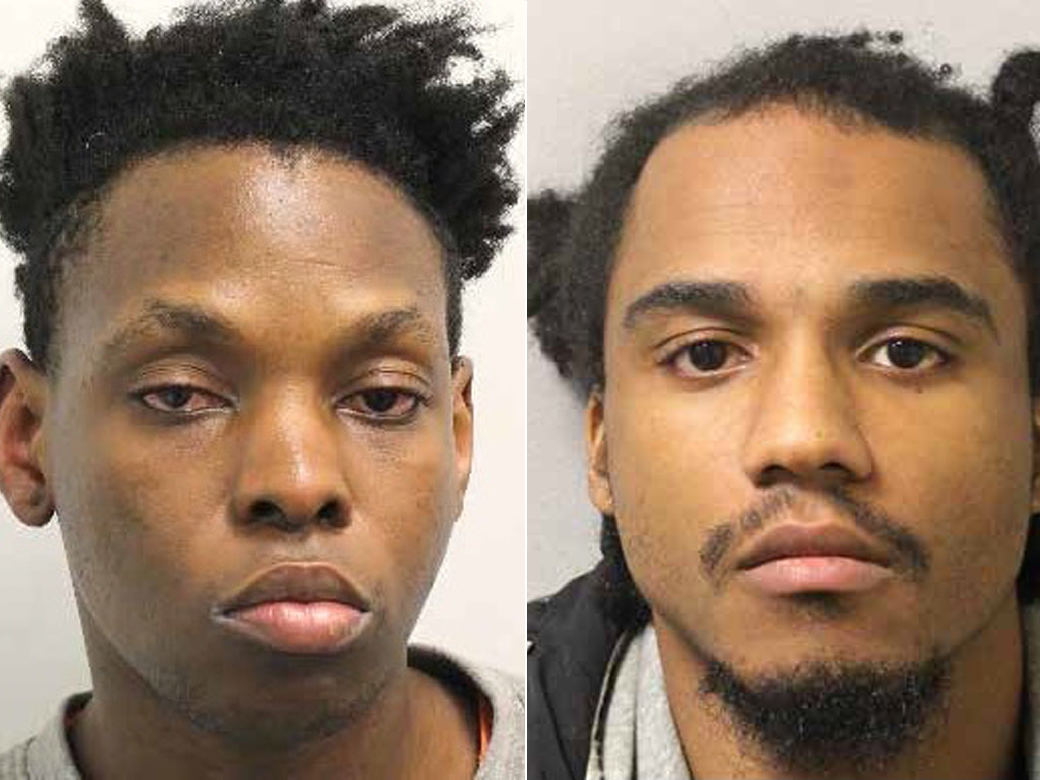 Gerald Matovu, left, and Brandon Dunbar were convicted of targeting and drugging men through Grindr