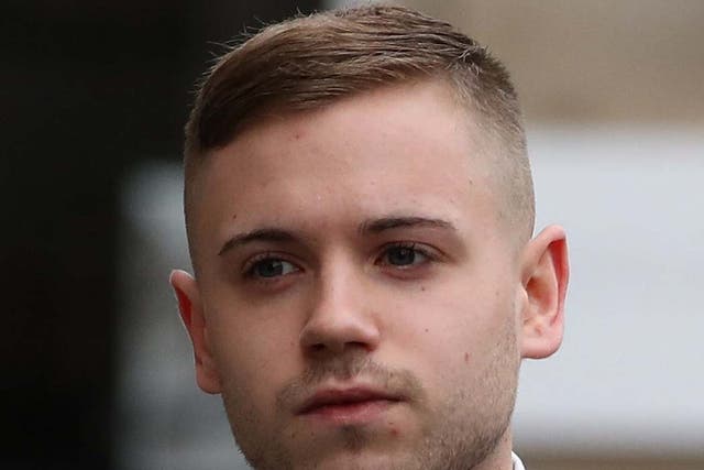 Thomas Haining, 21, who has pleaded guilty at the High Court in Edinburgh of shaking his 23-day-old baby to death.