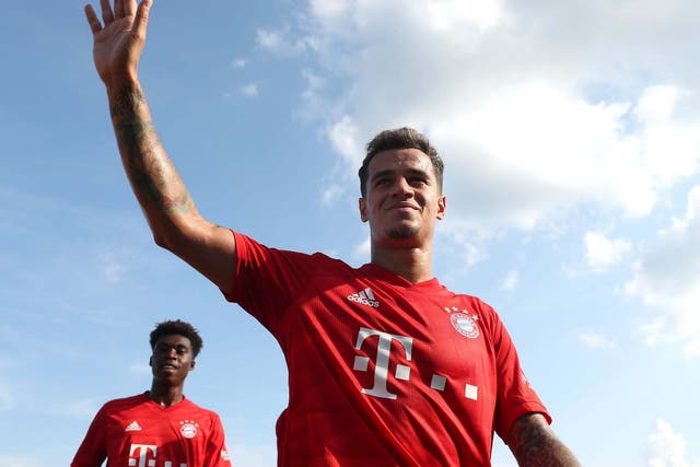 Philippe Coutinho of FC Bayern Muenchen