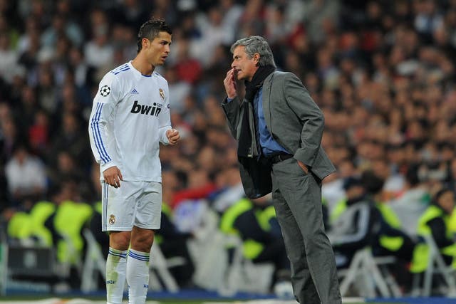 Jose Mourinho managed Cristiano Ronaldo at Real Madrid