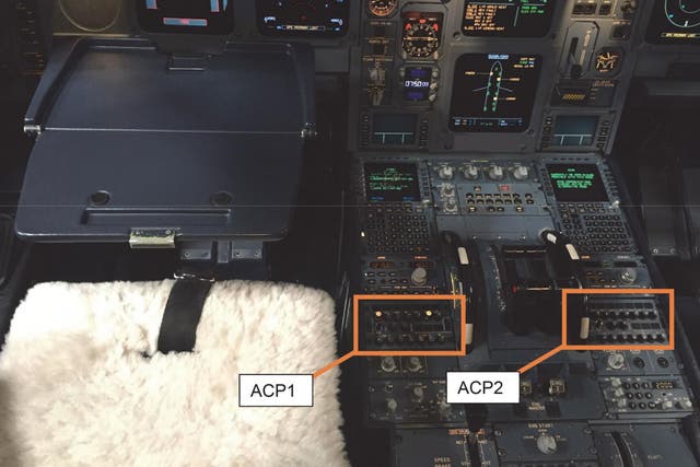 A plane was forced to divert when a coffee was spilt in the cockpit