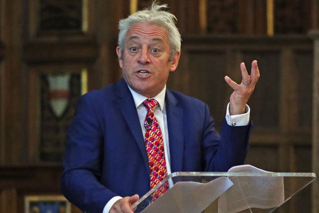 'It would be the most terrible example to set to the rest of society,' Mr Bercow told a crowd.