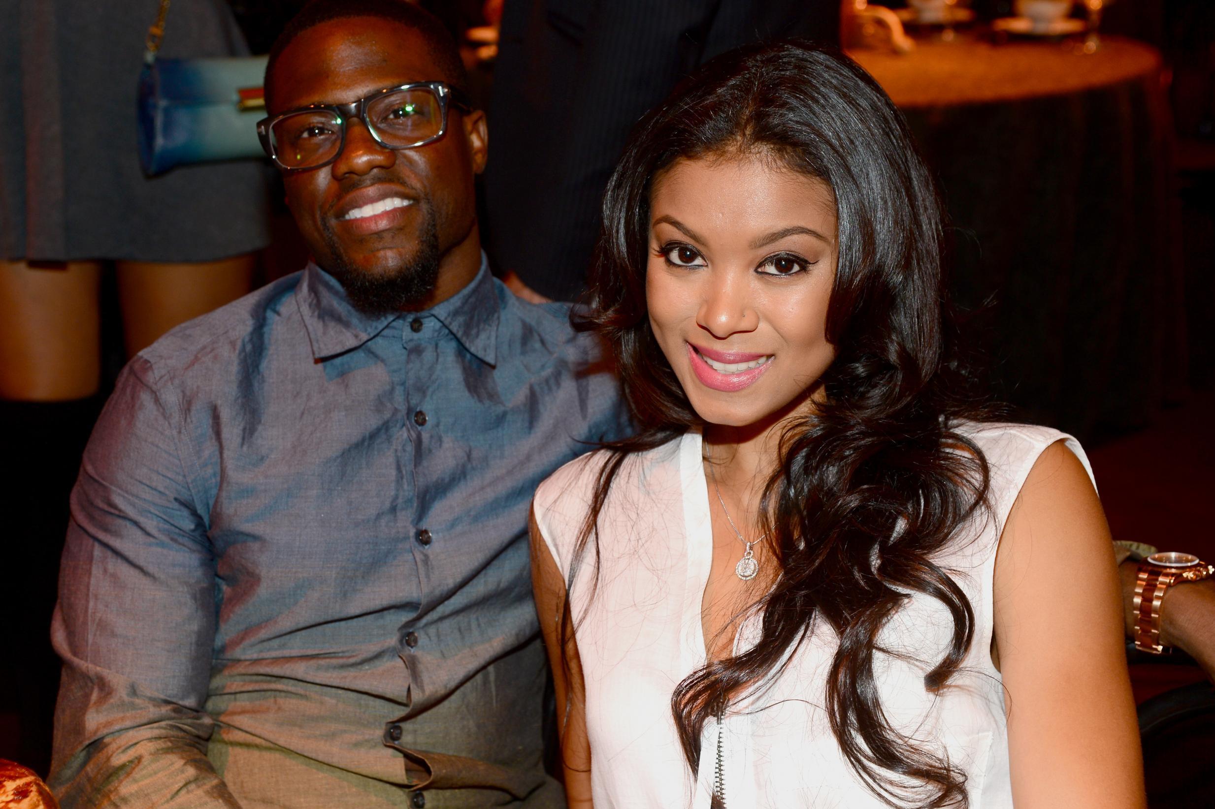 Kevin Hart and Eniko Parrish attends Spike TV's 'Guys Choice 2014' at Sony Pictures Studios on 7 June, 2014 in Culver City, California.