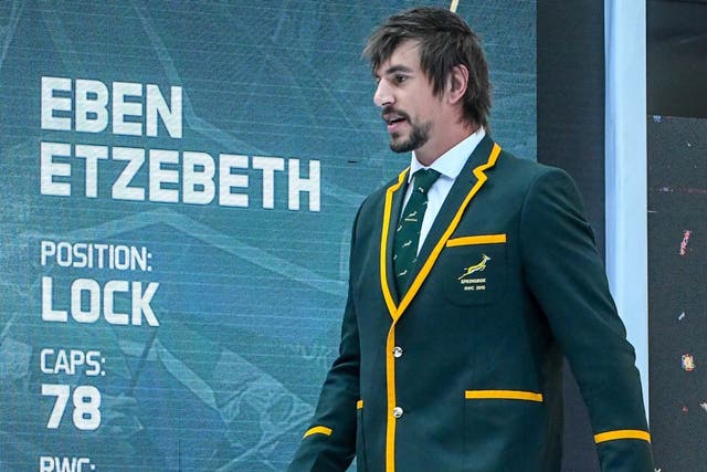 Eben Etzebeth has been accused of assault and racist abuse ahead of the Rugby World Cup