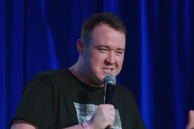 Comedian Shane Gillis performs a Comedy Central set in July 2019