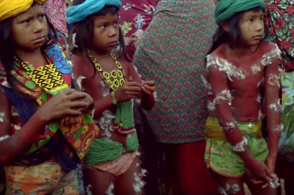 Kraho children enjoy a close relationship to nature from an early age