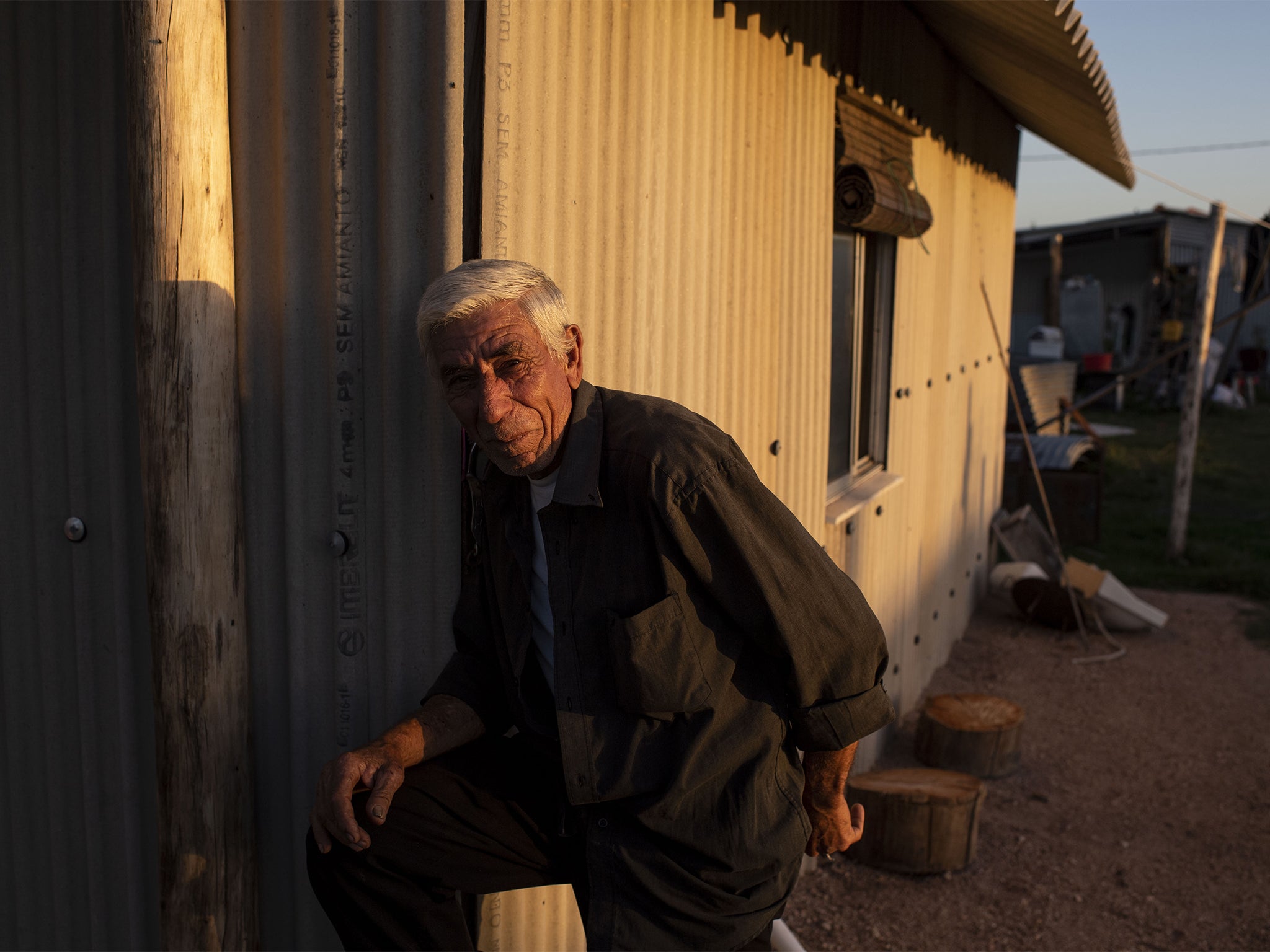 Rocha at his home in La Coronilla, Uruguay