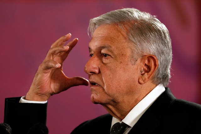 Mexican President Andres Manuel Luis Obrador campaigned on a platform of cracking down on drug cartels.