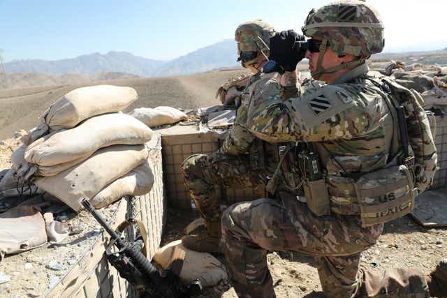 US troops in Kapisa Province, Afghanistan