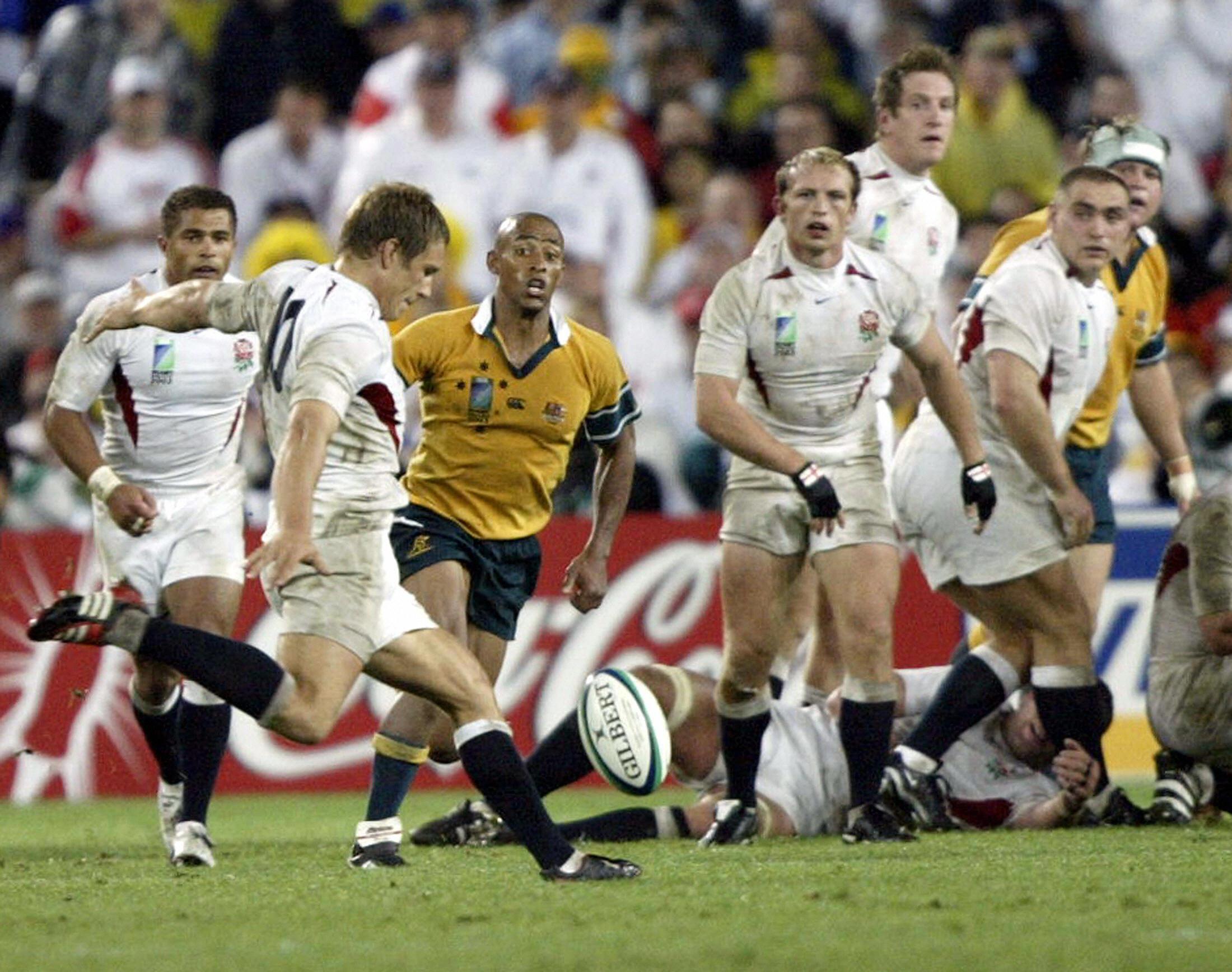 Jonny Wilkinson's drop-kick secured World Cup glory for England 16 years ago in Sydney