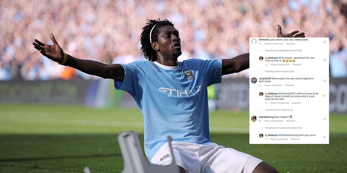 Emmanuel Adebayor Is Mocking Arsenal Fans On Instagram With Your Mum Jokes Indy100 Indy100