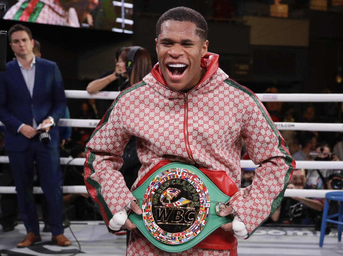 Devin Haney targets Vasyl Lomachenko after stopping Zaur Abdullaev