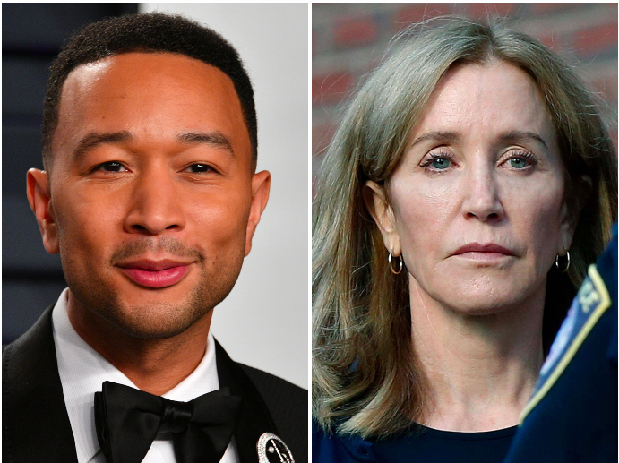 John Legend criticises Felicity Huffman&apos;s 14-day prison sentence for college cheating scandal: &apos;Jails are not the answer&apos;
