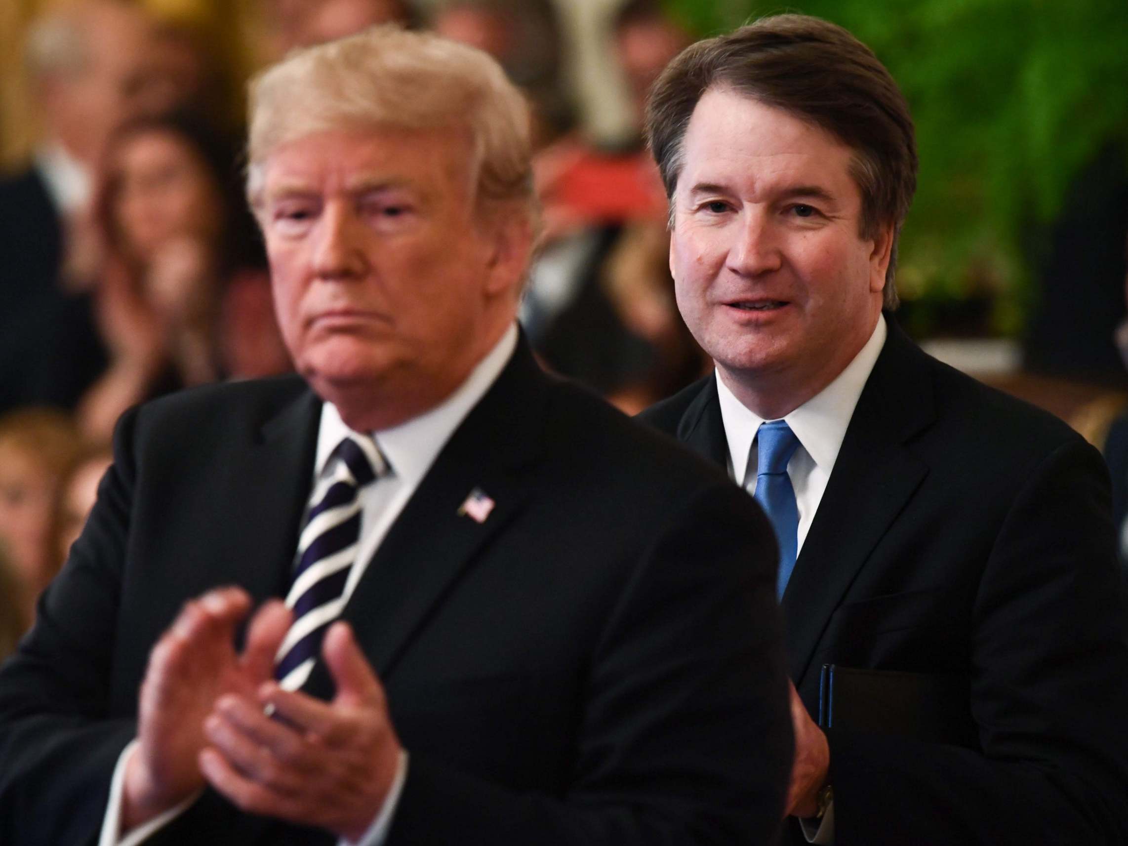 Trump misspells libel in furious outburst over new Brett Kavanaugh sexual assault allegation