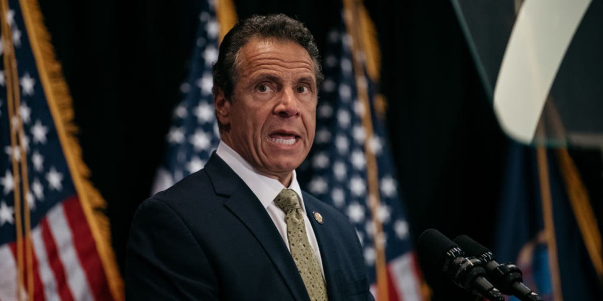 New York governor Andrew Cuomo says the nword during live
