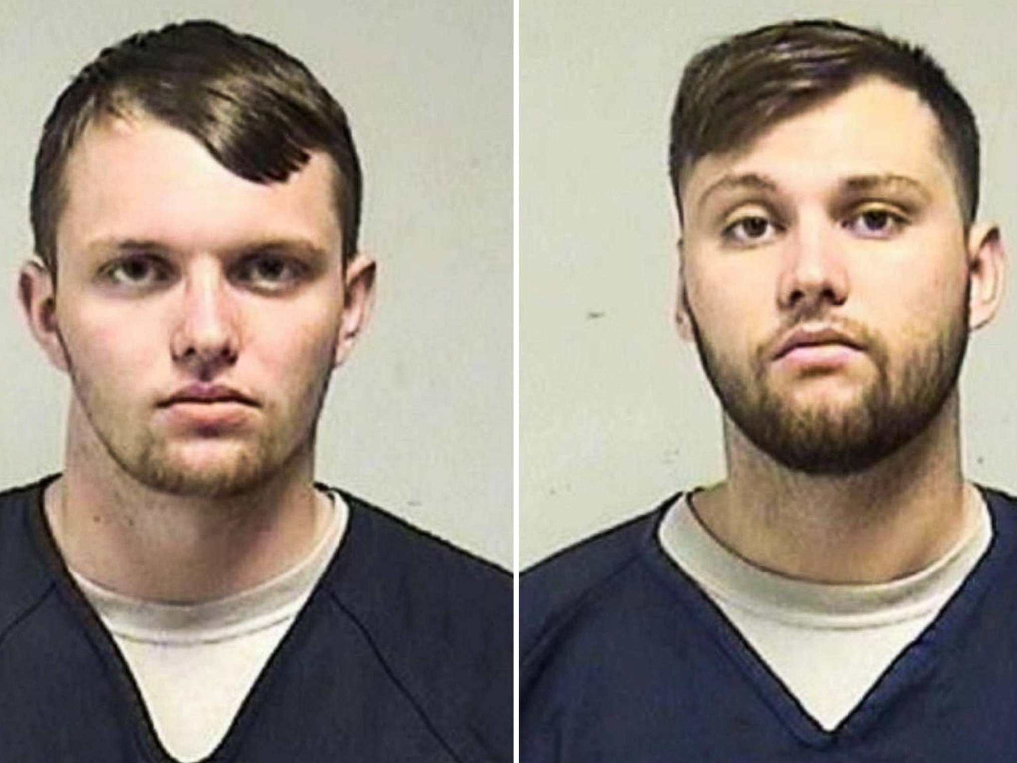 Tyler Huffhines and brother Jacob Huffhines were arrested after a raid on their family home in Wisconsin