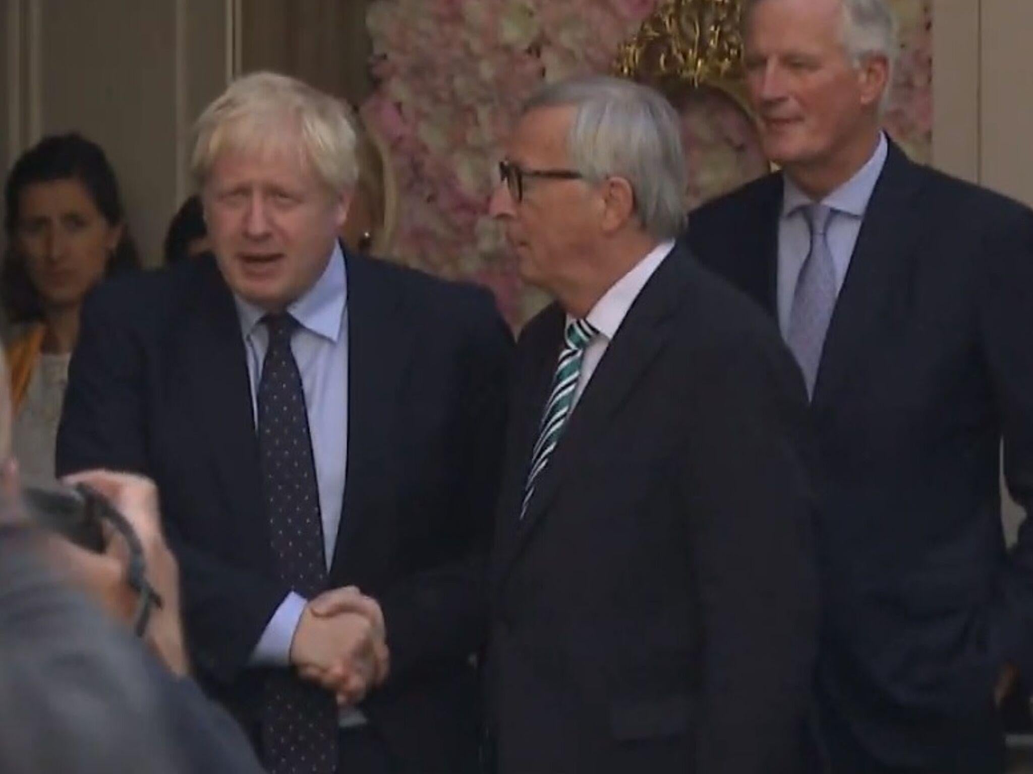 &apos;Stop Brexit&apos;: Boris Johnson barracked by protesters as EU says he has done nothing to achieve a new deal