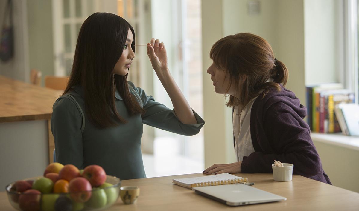 Gemma Chan and Katherine Parkinson in ‘Humans’ (Channel 4)