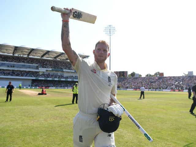 Ben Stokes of England celebrates