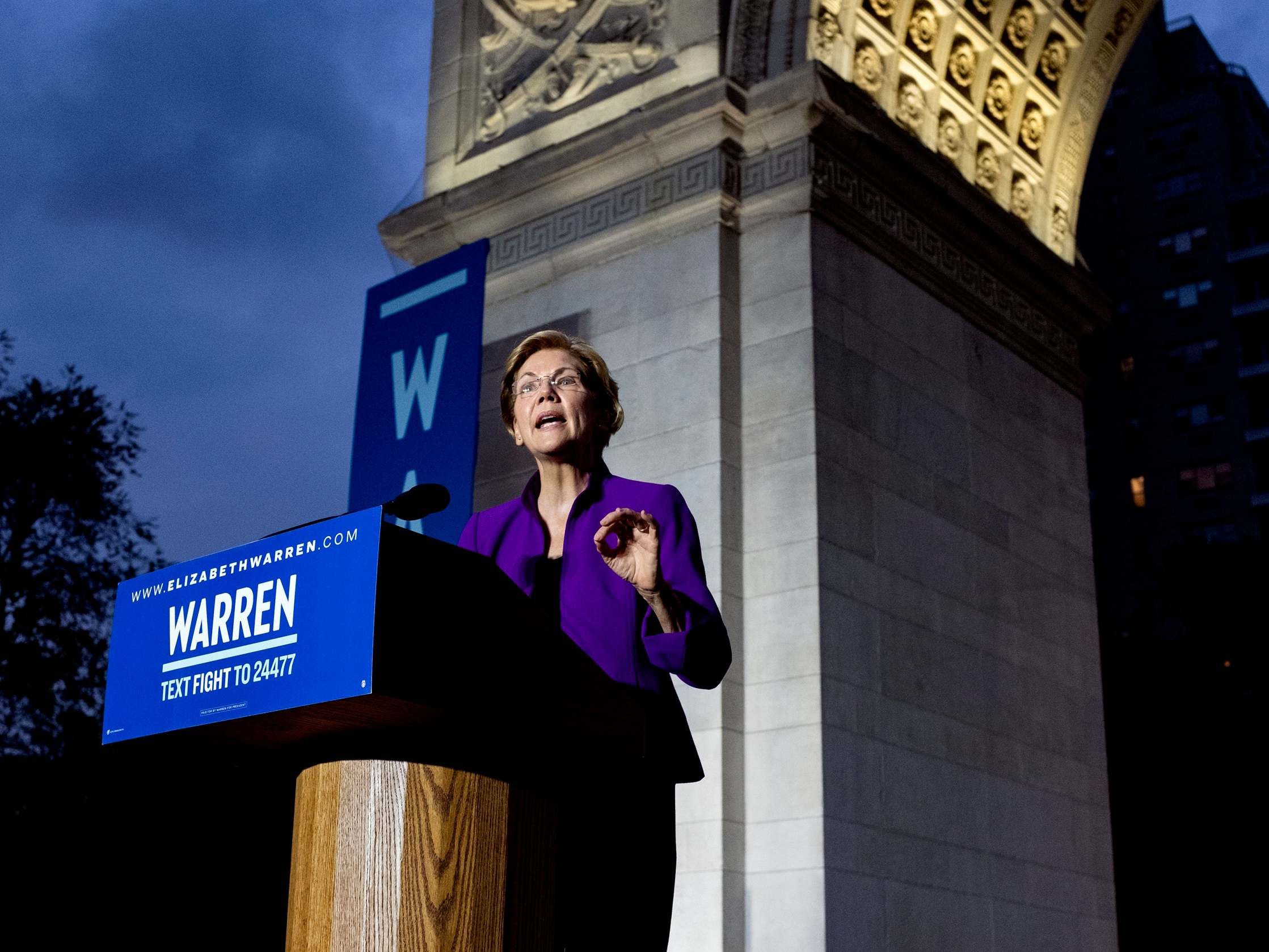 What happens when the Democratic candidacy becomes a war between Bernie Sanders and Elizabeth Warren?