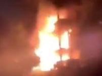Hackney fire: 80 firefighters tackling blaze in block of flats in north London