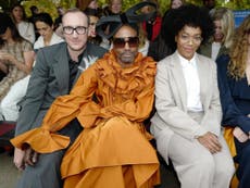 Best-dressed celebrities on the front row at London Fashion Week