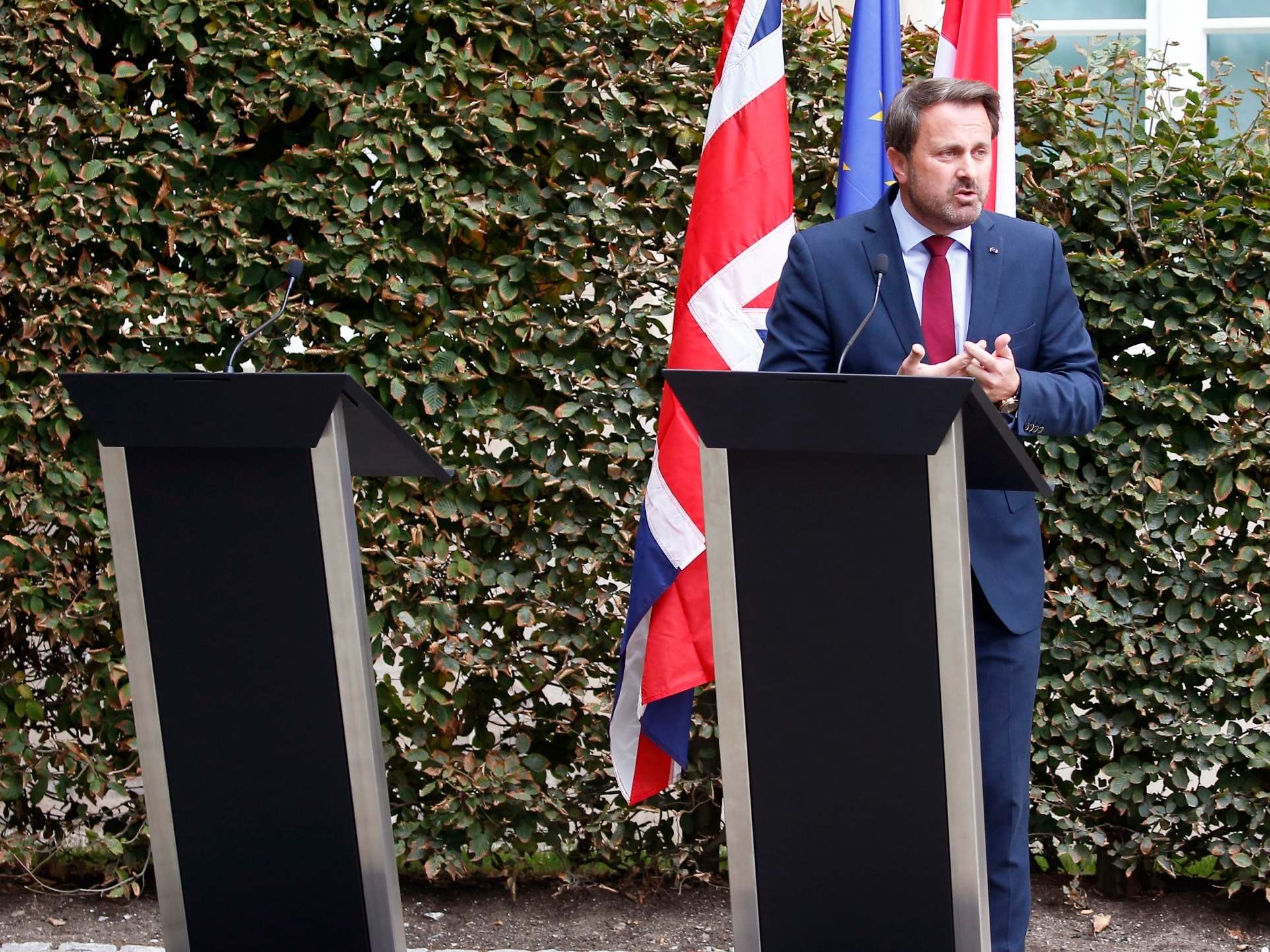 &apos;Extraordinary behaviour&apos;: Furious Tories invoke Second World War after Luxembourg leader&apos;s Boris Johnson press conference
