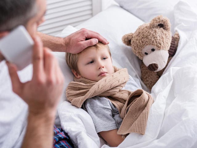 Six in ten parents asked said they had not kept their child at home when suffering from a contagious infection.