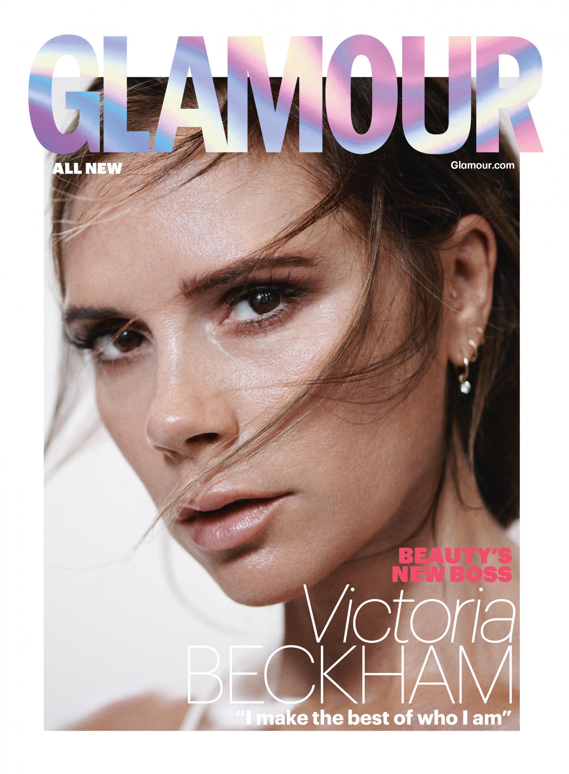 Victoria Beckham on the cover of Glamour UK's autumn/winter 2019 issue
