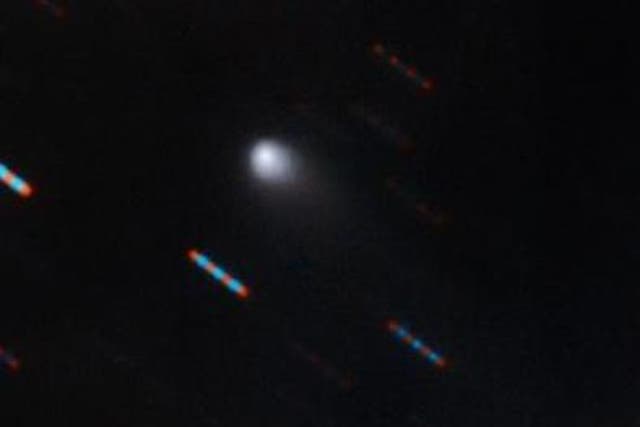 Gemini Observatory two-color composite image of C/2019 Q4 (Borisov) which is the first interstellar comet ever identified