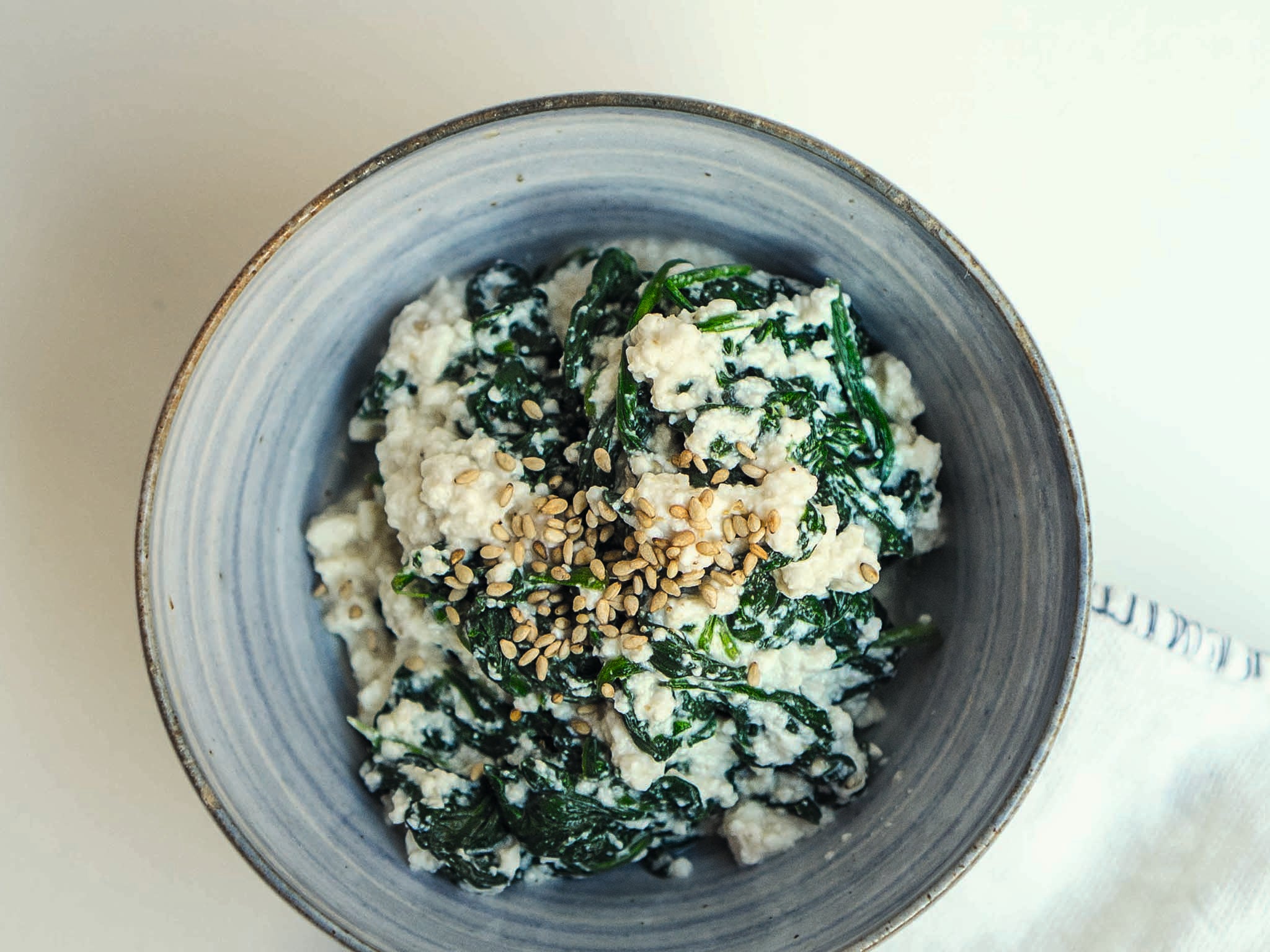 This tofu and sesame salad is a classic and does the trick for most, if not all, dietary requirements