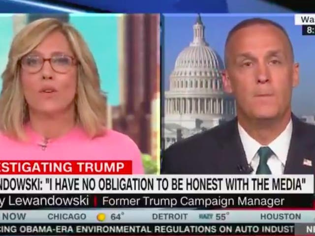Corey Lewandowski angrily defends his integrity after claims he obstructed Congress