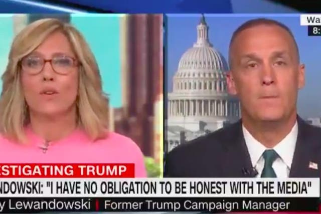 Corey Lewandowski angrily defends his integrity after claims he obstructed Congress