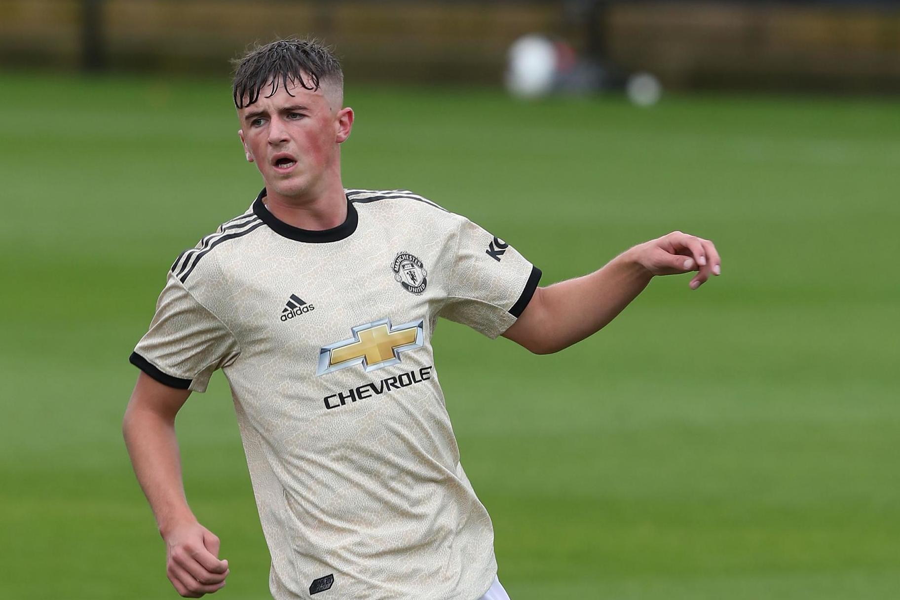 Manchester United youngster Charlie Wellens
