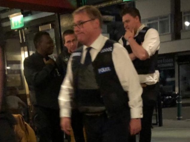Brexiteer Tory MP spotted wearing police uniform in Wetherspoons