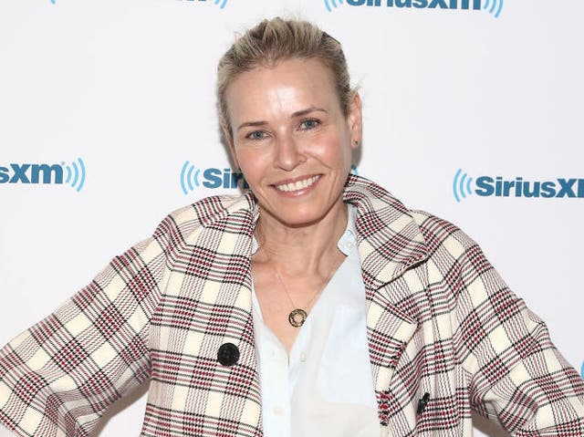Comedian Chelsea Handler at a radio event in 2019
