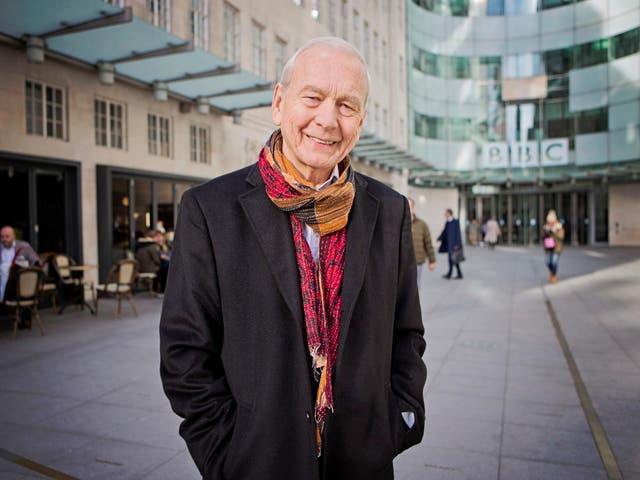 John Humphrys outside the BBC