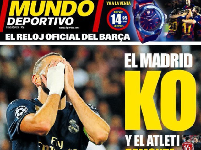 The Spanish media were scathing of Real Madrid's Champions League loss