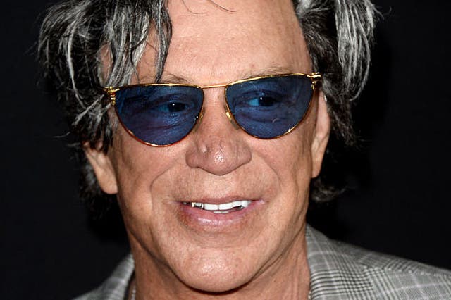 Actor Mickey Rourke at an event in 2016