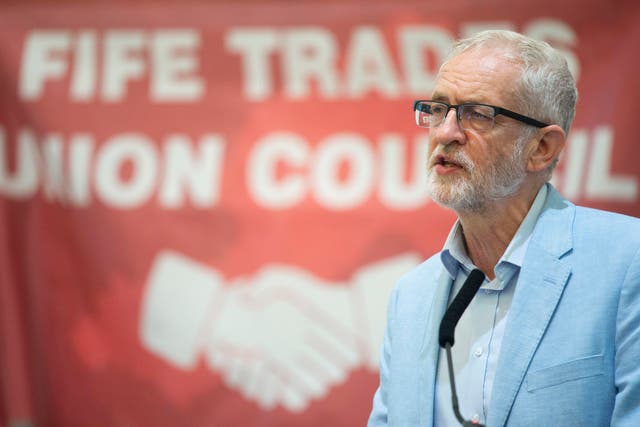 Corbyn delivered a speech to the Scottish Trades Union Congress march at the beginning of the week
