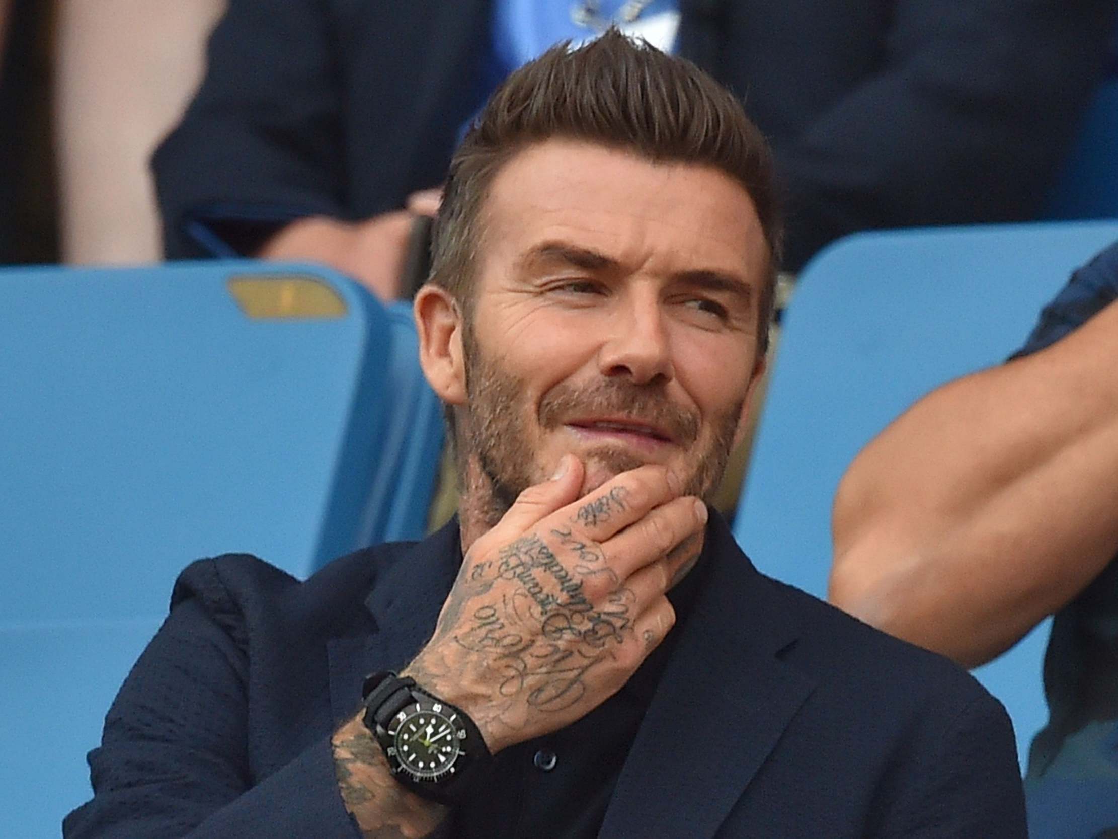 Beckham is busy recruiting for his new franchise