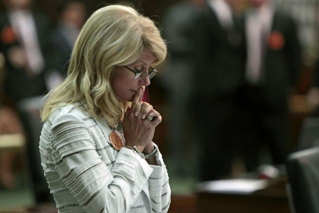 Wendy Davis spoke for 11 hours without taking a break. There is now talk of a movie